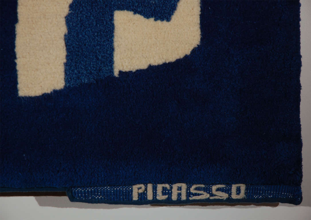 Mid-20th Century 1965 Picasso Tapestry