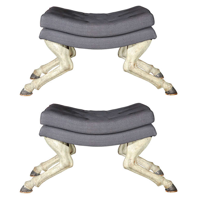 Horse Hoof Stool at 1stDibs horse chair plastic stool, horse foot stool