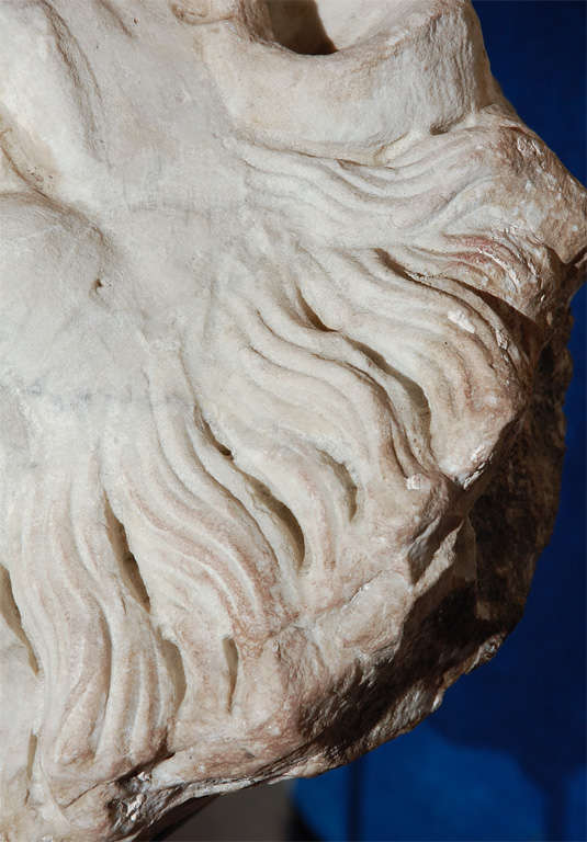 17th Century, Carrera Marble Lion Fountain Head For Sale at 1stDibs ...