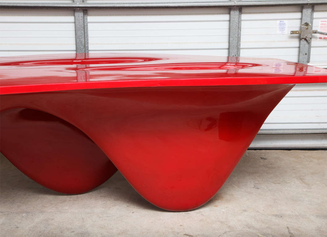 Contemporary Zaha Hadid (RED) Aqua Table