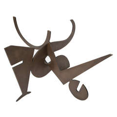 Abstract Bronze Table Base