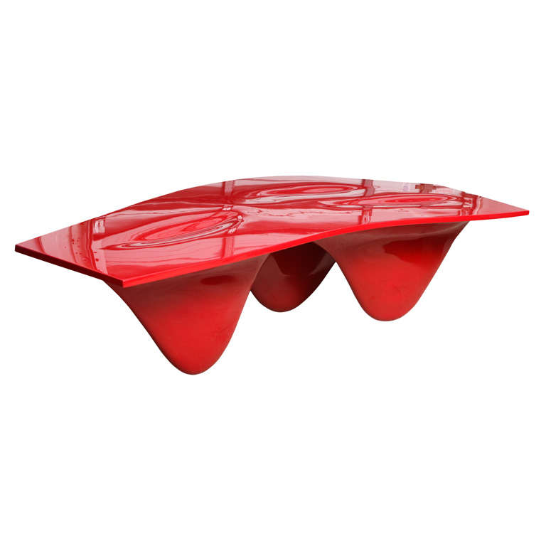 Zaha Hadid (RED) Aqua Table at 1stDibs