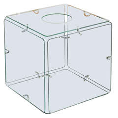 Glass Side Table by Gerald McCabe