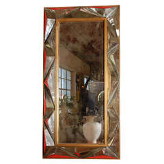 Rectangular Faceted Mirror Rectangular Faceted Mirror