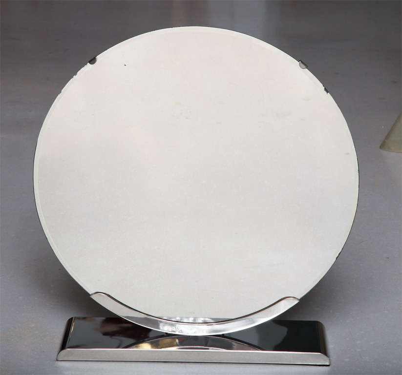 Art Deco Chrome Vanity Mirror