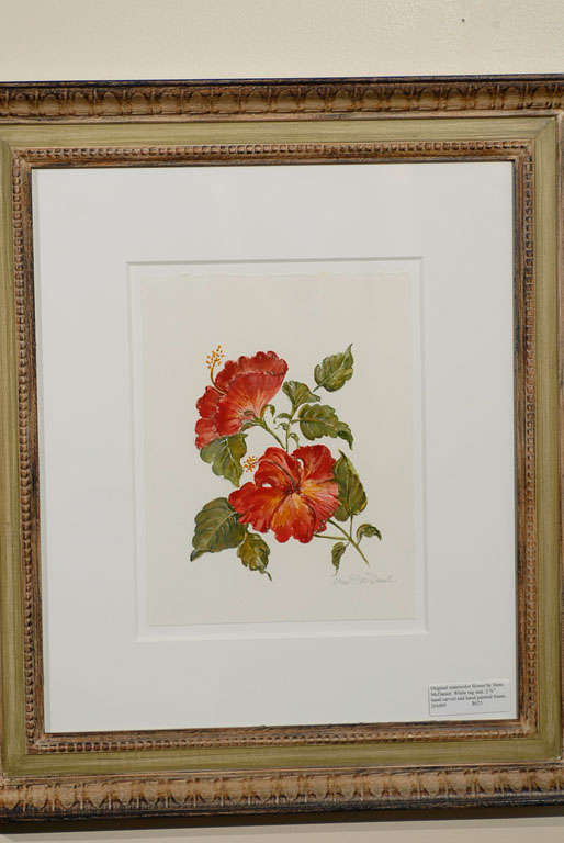 6 Original watercolor flowers by Dora McDaniel 2