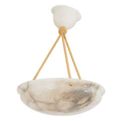 An Alabaster Light Fixture