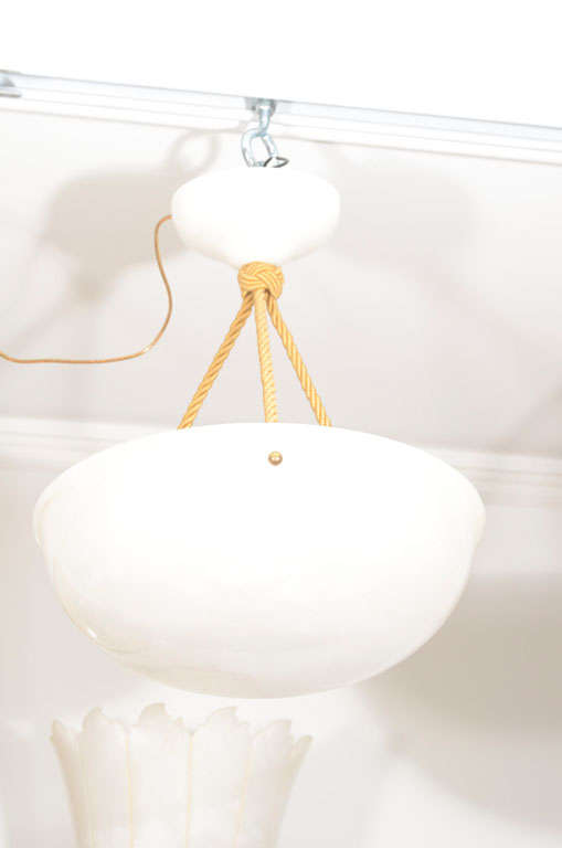 A Petite Alabaster Light Fixture