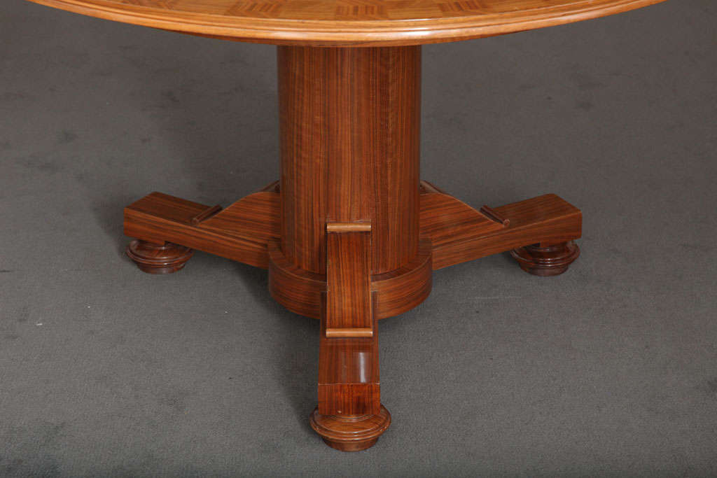 Jules Leleu, Extension Center Table, France, C. 1952 In Fair Condition For Sale In New York, NY