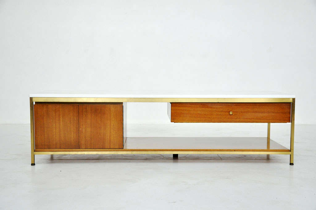 Paul McCobb Cocktail Table For Calvin - Vitrolite Top