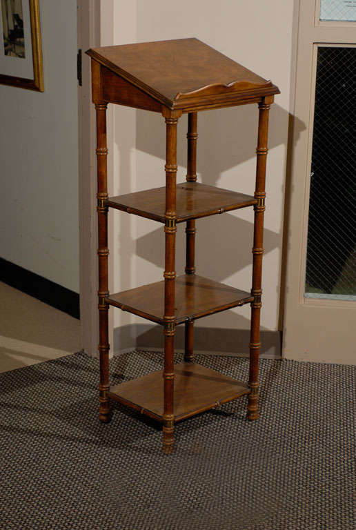Faux Bamboo Podium/ Music Stand