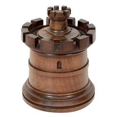 A 19th Century English Treen Architectural Box