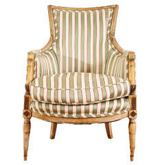 18th Century French Painted Bergere