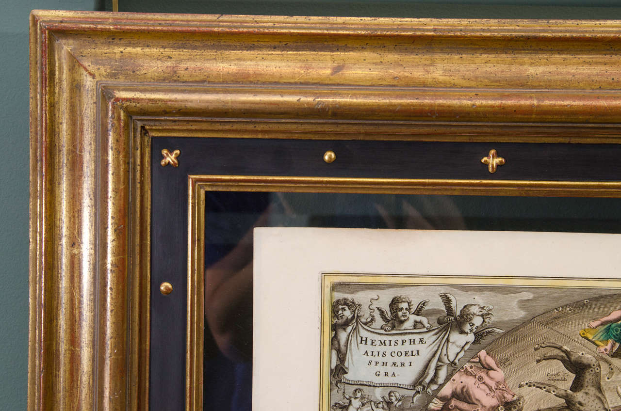 A Spectacular Celestial Chart by Andreas Cellarius For Sale at 1stDibs