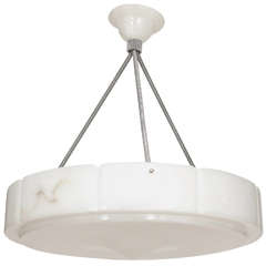 An Alabaster Light Fixture