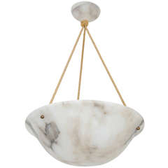 An Alabaster Light Fixture