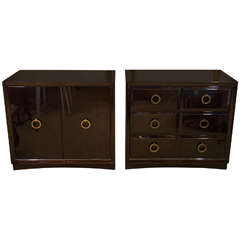 Gibbings Commode w/ Round Brass Pulls