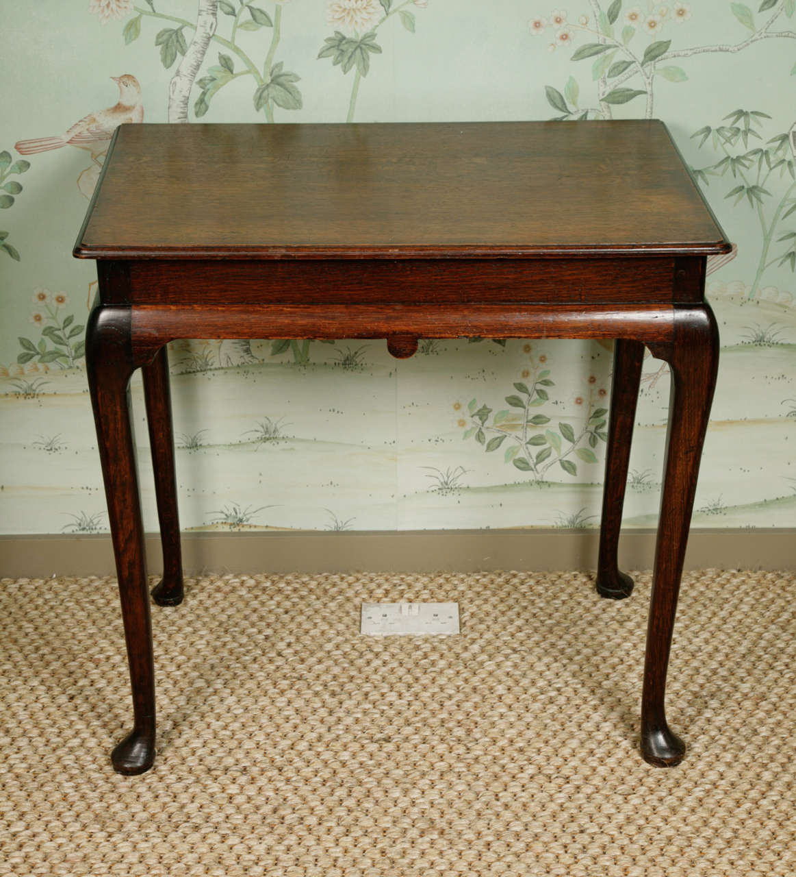 Georgian Oak Side Table, ca 1730 1