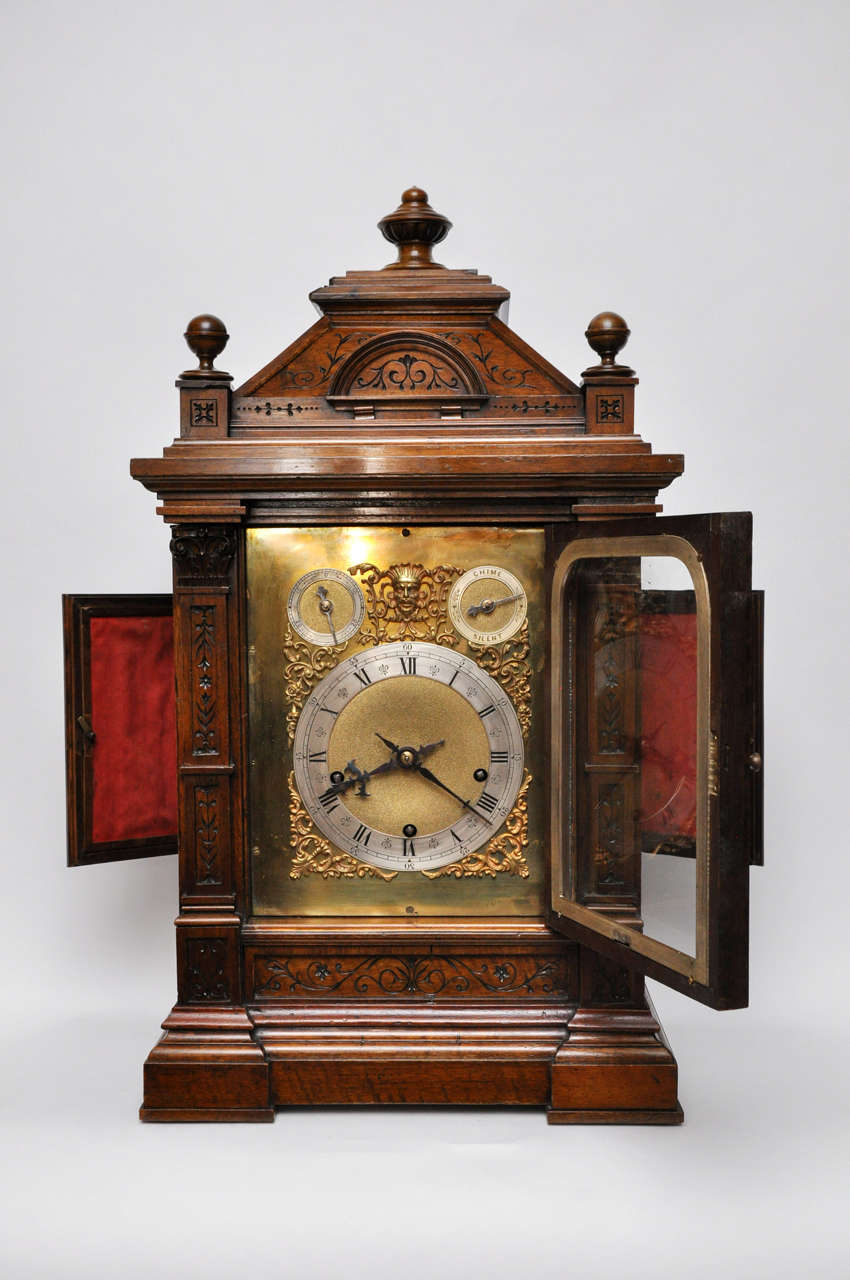 English Westminster Bracket Clock
