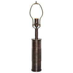 1940's Brass Cylinder Lamp