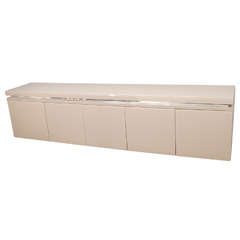 Reverse Painted Glass Sideboard 12