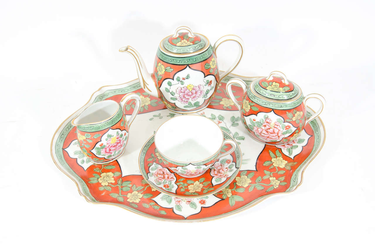 Limoges Porcelain Coffee/Tea Service, France, Late 19th/Early 20th Century