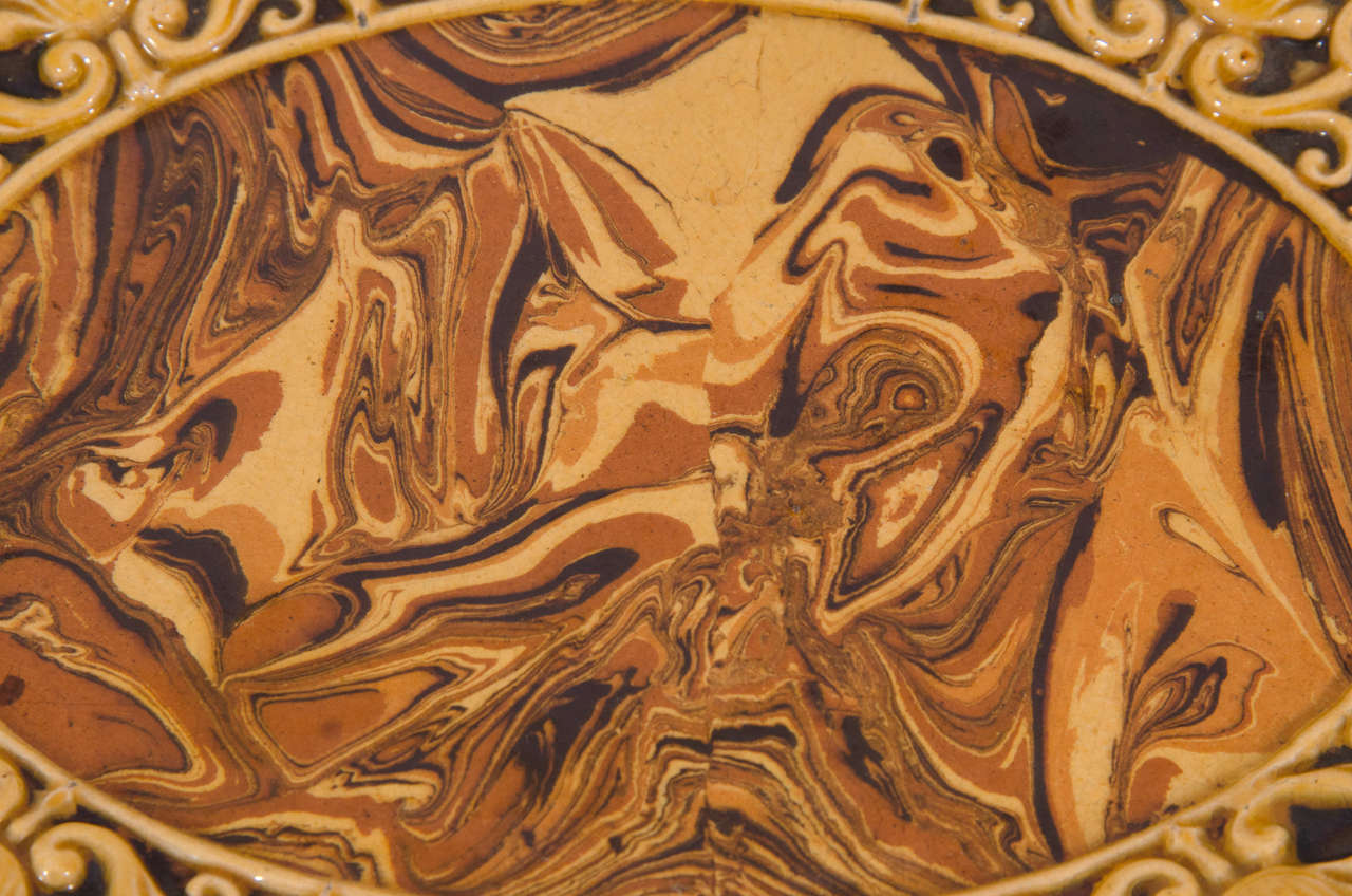 20th Century Early 20th C. Terre d'Apt Platter