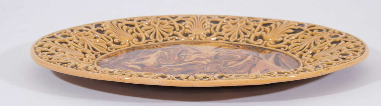 Earthenware Early 20th C. Terre d'Apt Platter