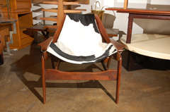 American Rare Jerry Johnson cow hide sling chair