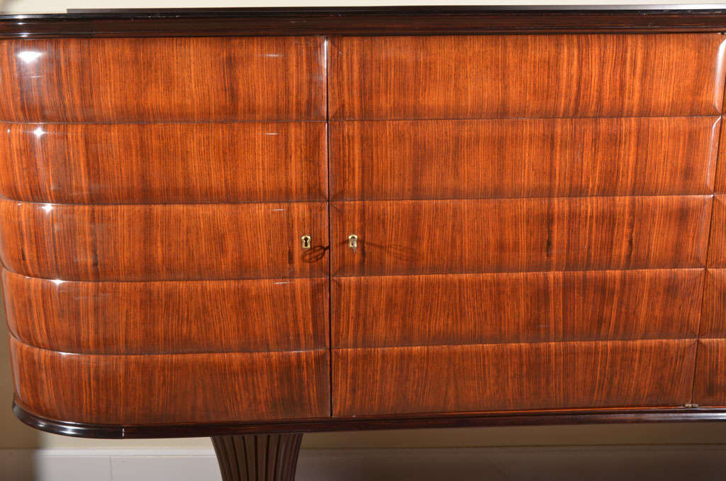Italian Rosewood Server by Dassi, 1950s For Sale 1