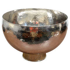 Marcius Centerpiece Bowl in Nickel Plate