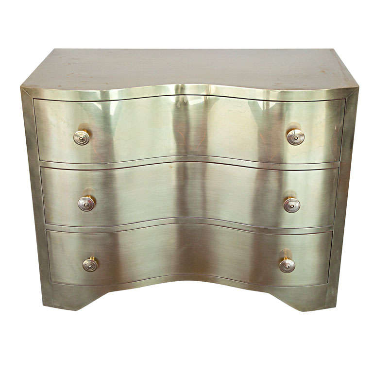 Brass Serpentine Chest