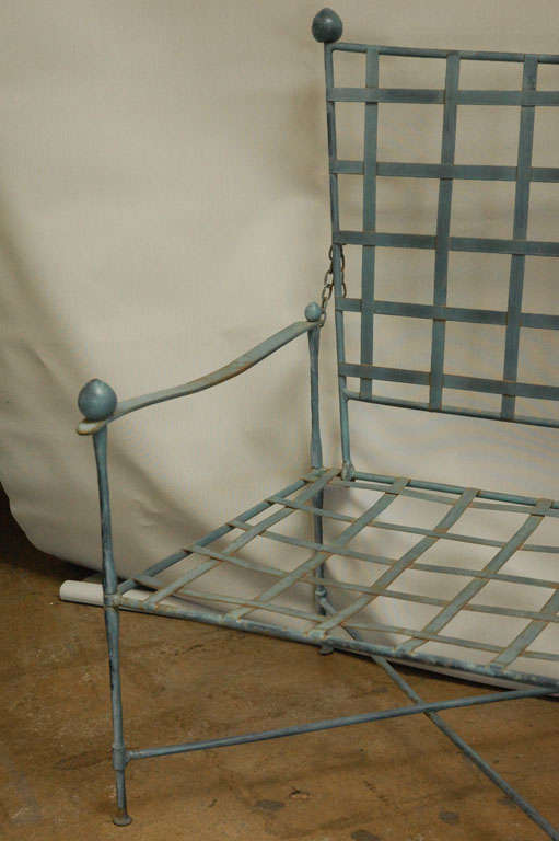 Mid-20th Century Salterini settee in metal, indoor/outdoor