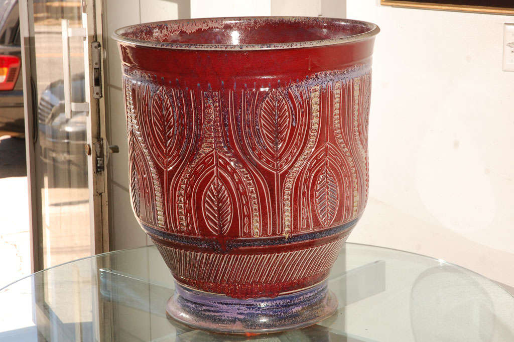Monumental Robert Maxwell/David Cressey Planter Pottery Pot