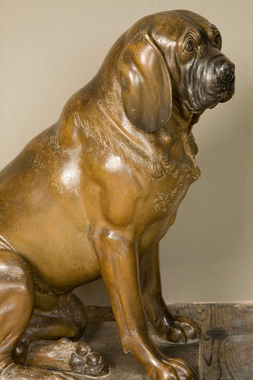 George III Painted Lead Model of a Dog 1