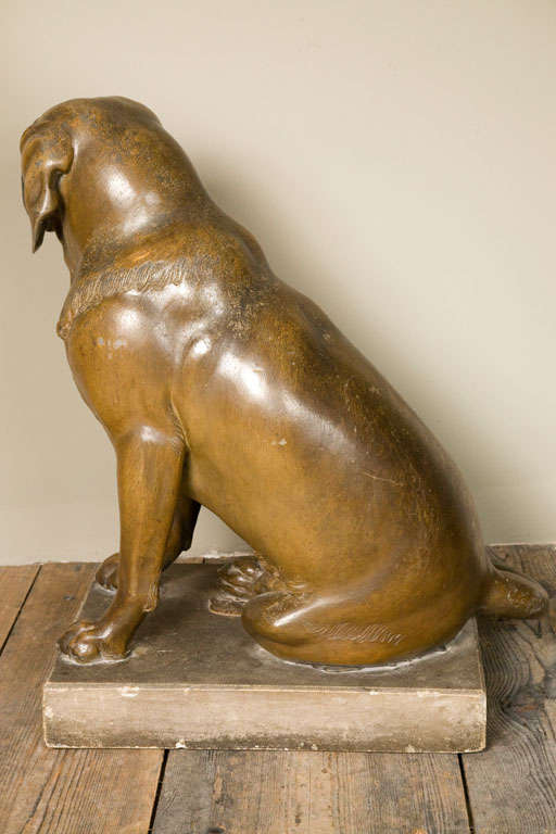 George III Painted Lead Model of a Dog 3
