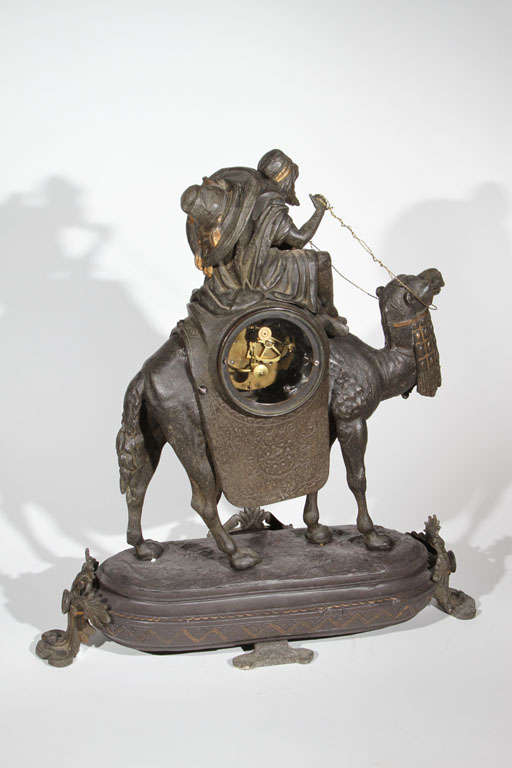 Unusual Clock Mounted on Bedouin Mounted Camel For Sale 4