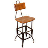 Vintage Industrial Drafting Chair