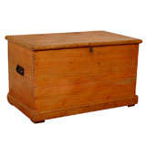 Antique Heart of Pine Blanket Chest