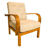 Hungarian Art Deco Recliner lounger chair