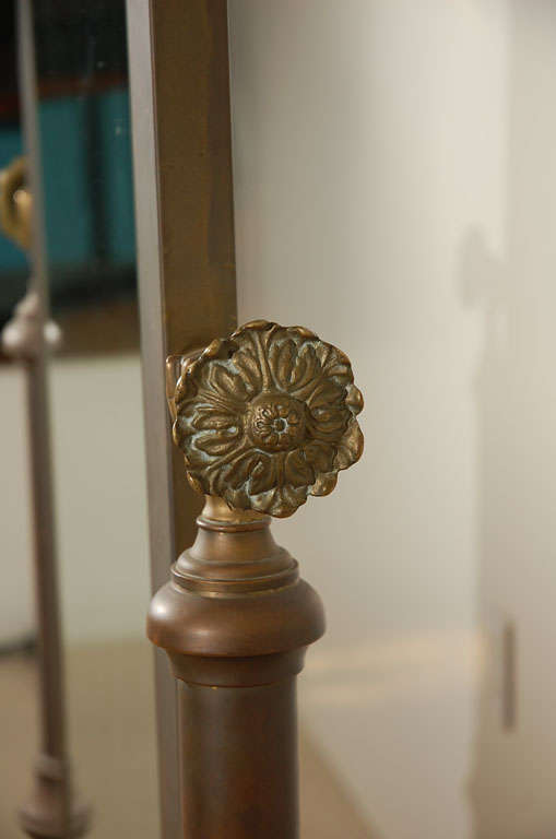 Brass Cheval Mirror 1