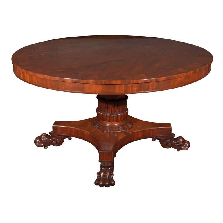 English Regency Mahogany Breakfast / Center Table