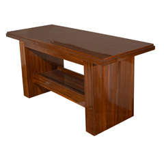 Mid-Century Macassar Console Table