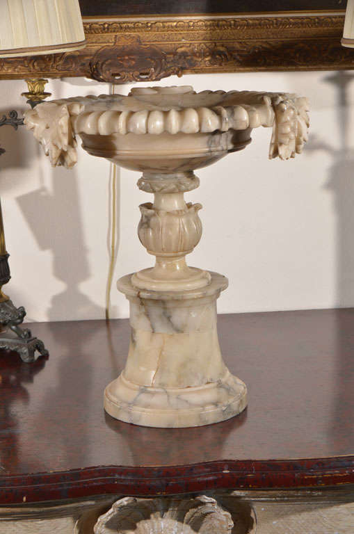 Large Alabaster Compote