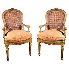 Pair of Venetian Armchairs