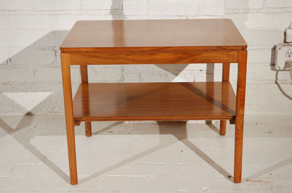 Pair of Walnut Side Tables 2