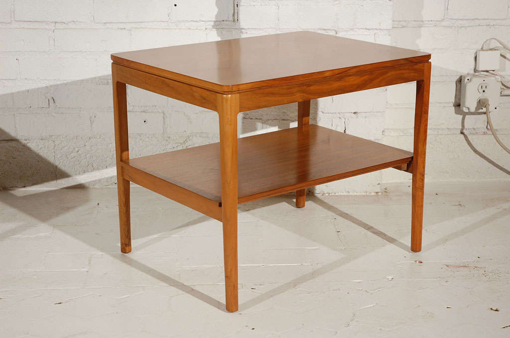 Pair of Walnut Side Tables 3
