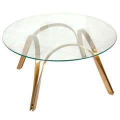 Roger Sprunger Brass Coffee Table