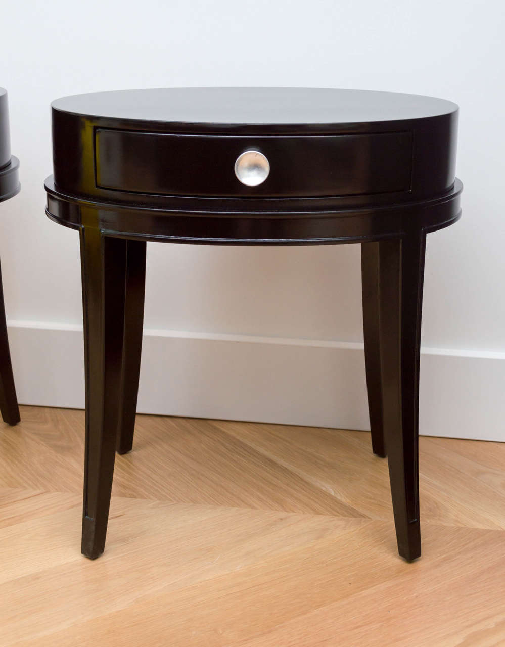 Pair of Lacquered Grosfeld House Tables In Excellent Condition In San Francisco, CA