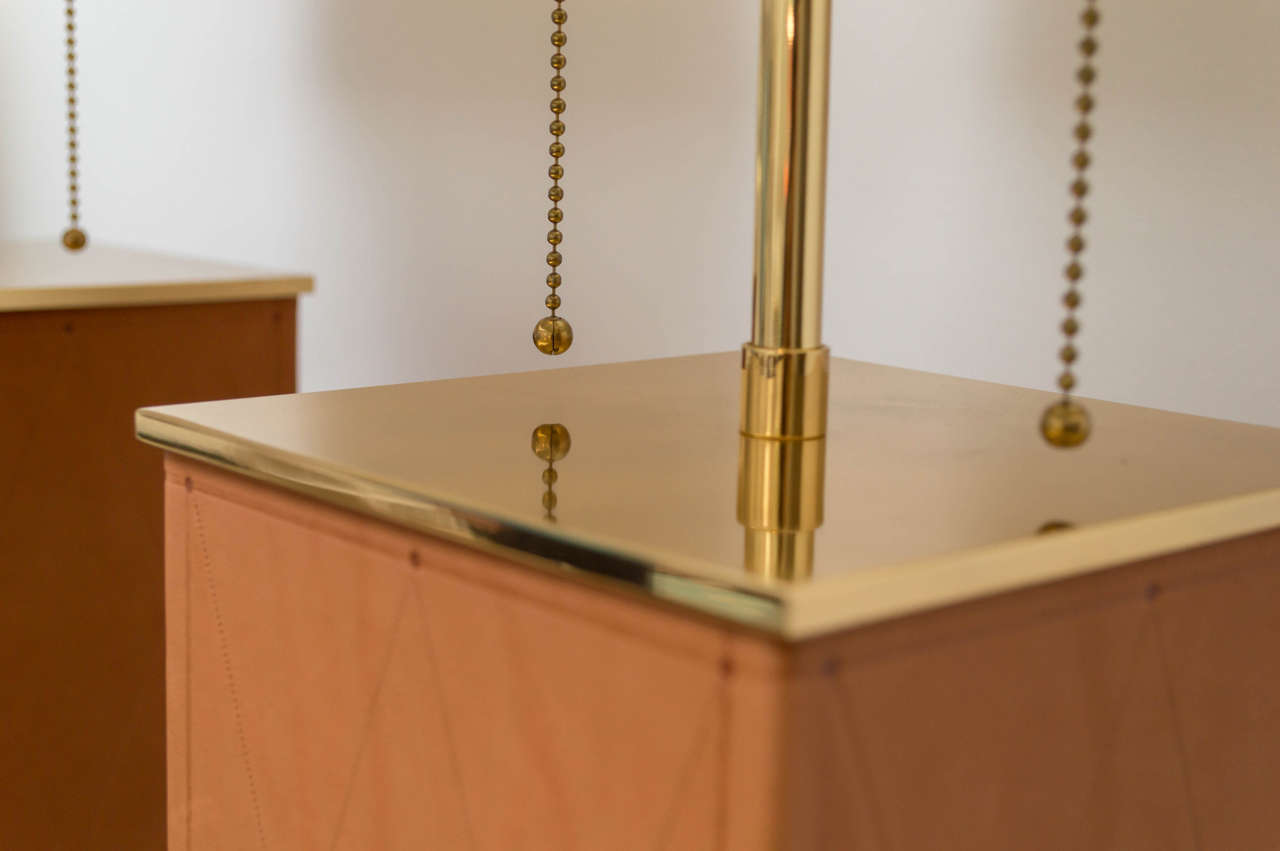 Contemporary Pair of Salgado Saucier Lamps